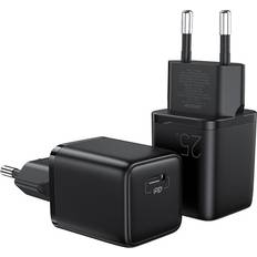 Joyroom Mini Snabbladdare PD & PPS 25W m. USB-C till USB-C Kabel Svart