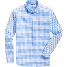 Vineyard Vines On-The-Go brrr Gingham Shirt - Newport Blue