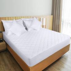 Utopia Bedding Quilted Fitted Pad Mattress Cover White (203.2x99.1cm)
