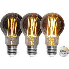 3 step dim Star Trading LED-lampa E27 normal 3,9W Soft Glow Smoke 3-Step Memory