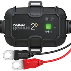 Noco Batterien & Akkus Noco GENIUS2D: 2A Intelligentes Ladegerät, 12V Bordladegerät, Erhaltungsladegerät und Desulfator mit Temperaturkompensation