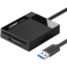 Micro sd card reader Ugreen USB 3.0 SD/Micro SD/CF/MS Minneskort Läsare Svart