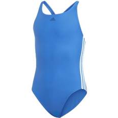 Polyester Maillots de bain Adidas Fit Suit 3 Stripe Youth Blue Unisex