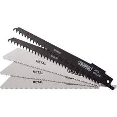 Power Tool Accessories Draper Assorted Reciprocating Saw Blades for Multi-Purpose Cutting, 150mm Pack of 5