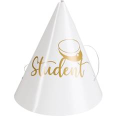 Guld Festhatte Hisab Joker Student Mini Festhatte 4 Stk