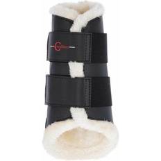 Covalliero Kerbl Dressage Boots Fleece - Rear Brown