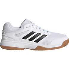 Synthetic Indoor Sport Shoes Children's Shoes adidas Kid's Speedcourt - Cloud White/Core Black/Gum