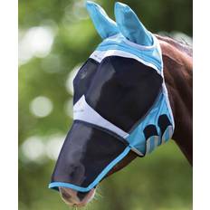 Equestrian Shires FlyGuard Pro Fine Mesh Fly Mask With Ears And Nose - Teal