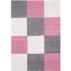THE RUGS Myshaggy Collection Geometric 381 Pink