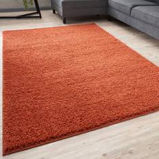 THE RUGS Myshaggy Collection Solid Terra Brown