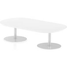 White Table Tops Impulse Dynamic 1800mm Poseur Boardroom Table Top