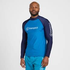 Best Rash Guards & Base Layers Freespirit Men's Long Sleeve Rash Vest, Blue