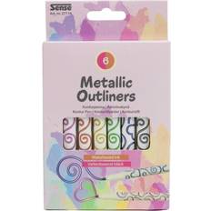 Sense Markers Sense Outliner Metallicpenna 6-pack