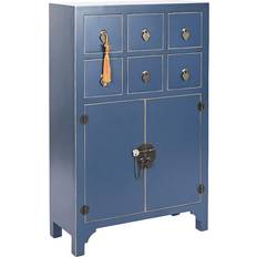 Or Commodes Dkd Home Decor Sapin Mdf 63X27X101 Oriental Bleu Commode