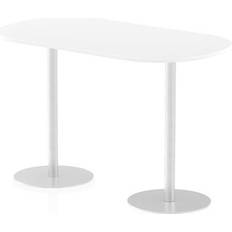 White Table Tops Impulse Dynamic 1800mm Poseur Boardroom Table Top