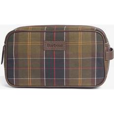 Gröna - Skinn Necessärer & Sminkväskor Barbour Tartan Leather Wash Bag