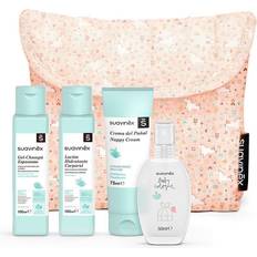 Vaaleanpunainen Kosmetiikkalaukut Suavinex Baby Care Essentials Set Pink matkasarja (lapsille)