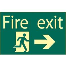 Cheap Pavilions & Accessories Draper SS45 Glow In The Dark 'Fire Exit Arrow Right'