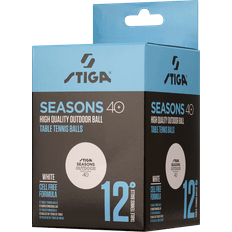 Tischtennisbälle STIGA Sports Seasons Outdoor Vit 12-pack, Bordtennisbold