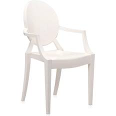 Schwarz - Weiß Stühle Kartell Louis Ghost Esszimmerstuhl 93cm