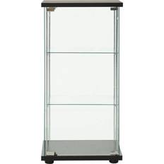 Shelves Glass Cabinets vidaXL Tempered Glass Cabinet 16.7x33.9"