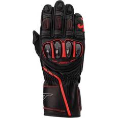 Rst S-1 Leather Motorcycle Gloves - Black/Grey/Red Man