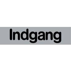 Skilt 80 20 INDGANG