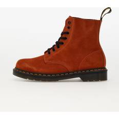 Orange Lace Boots Dr. Martens 1460 Pascal Rust Tan Zapatos - Rojo