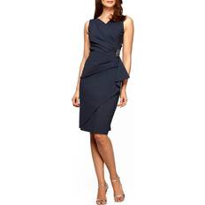 Short Side Ruched Compression Dress  - Charcoal