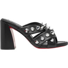 Christian Louboutin Heeled Sandals Christian Louboutin Black Spika Club Heeled Sandals