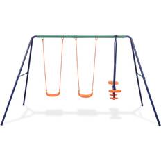 Metallo Giocattoli da Esterno vidaXL Swing Set with 4 Seats