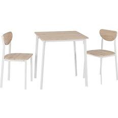 White Kitchen Chairs SECONIQUE Riley Kitchen Chair 76cm 3pcs