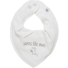 Weiß Sabberlätze Pippi Bandana Bib with Text Marshmallow White