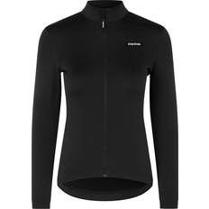 Gripgrab Women's Gravelin Merinotech Thermal Long Sleeve Jersey, XL, Black