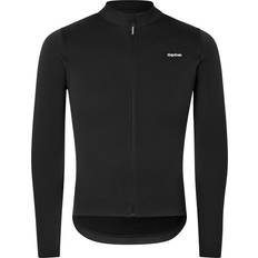 Gripgrab Men's Gravelin Merinotech Thermal Long Sleeve Jersey, XXL, Black