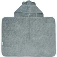 Blue Baby Towels Liewood Vilas Baby Hooded Towel Blue Fog