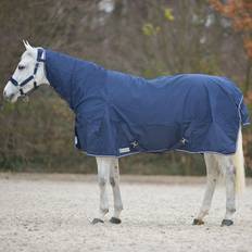 Équitation Waldhausen Couverture de pluie avec couvre-cou nachtblau