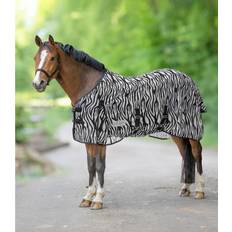 Nero Coperte per Cavalli Waldhausen Fliegendecke Zebra