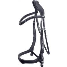 Equitus Delta Bridle, Black/Silver Full Black/Silver