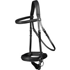 Bridles & Accessories Waldhausen X-Line Supersoft Kuolaimettomat Suitset - Musta