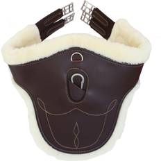 Bruin Paardendekens Kentucky Horsewear Lamsvel Springsingel