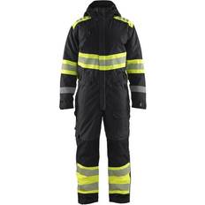 Blåkläder XS Kedeldragter Blåkläder High Vis Vinter Kedeldragt - Sort/Hi-Vis Gul