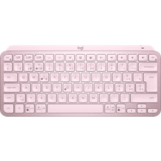 Logitech mx keys mini in Logitech MX Keys Mini RF Wireless Bluetooth QWERTZ Suizo Rosa