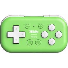 8Bitdo Bluetooth - PC - Trådløs Gamepads 8Bitdo Micro Bluetooth Gamepad Green Gamepad Nintendo Switch Release dato: 31-08-2023