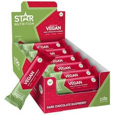 Star Nutrition Vegansk Proteinbar Dark Chocolate Raspberry 55g 12 pcs