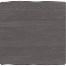 Gris Plateaux de table vidaXL Dessus Bois Massif Traité Bordure Assortie Plateau de table