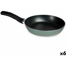 BigBuy Home 30 cm Green Aluminium Cooking Pan Set 6 Units