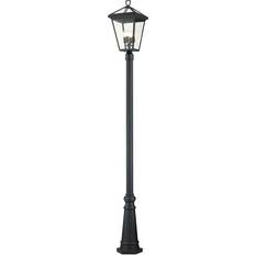 Vidrio Farolas Elstead Lighting Alford Place 4-Light Lamp Post - Museum Black 4xE14 305 mm Dimmbar Farola