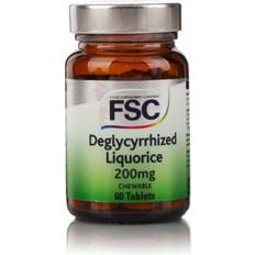 FSC Deglycyrrhized Liquorice 200mg Chewable With Sweeteners 60 pcs