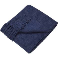 Cotton Blankets Drift Hayden Recycled Blankets Blue